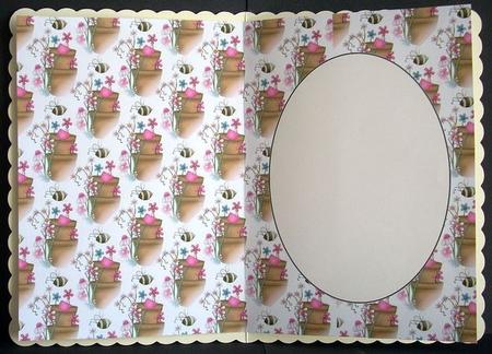 Floral Garden Bee Insert by Joyce Watson