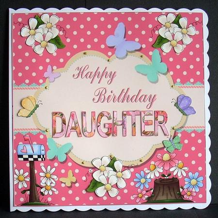 Happy Birthday Daughter Topper by Joyce Watson