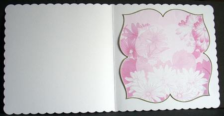 Daisies Pink Large Blooms 8inch Insert Panel by Joyce Watson