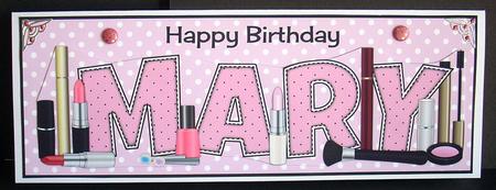 Make-up Mary Large Dl by Joyce Watson