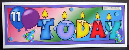 11 Today Candles by Joyce Watson