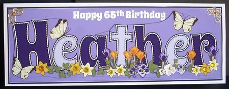 Flower Blossom Heather 65th Large Dl by Joyce Watson