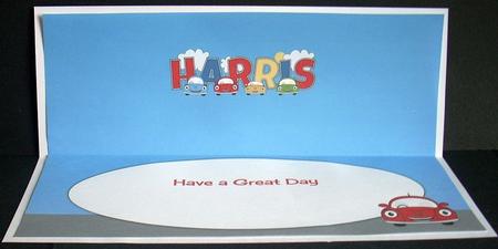 Kiddie Cars Harris Large Dl Insert by Joyce Watson