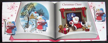 Christmas Open Book#2 by Joyce Watson