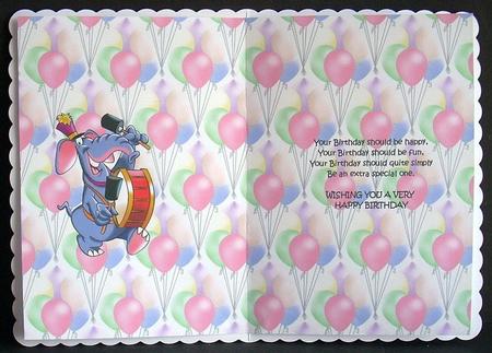 Birthday Boy Insert by Joyce Watson