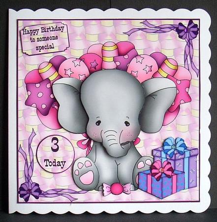 A Cute Little Elephant by Joyce Watson