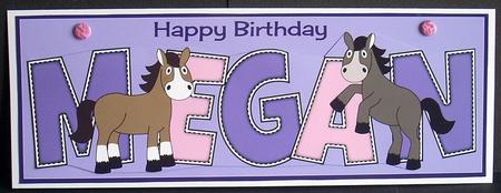 Horses Megan Large Dl by Joyce Watson