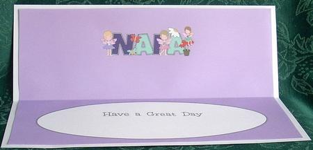 Little Fairies Naia Large Dl Insert by Joyce Watson