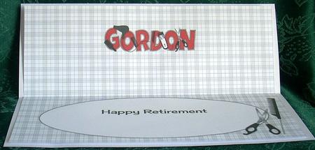 Hairdressing Gordon Large Dl Insert by Joyce Watson