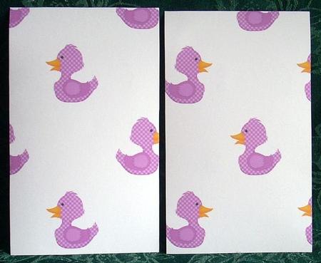 Gingham Chick Pink Backing Paper by Joyce Watson