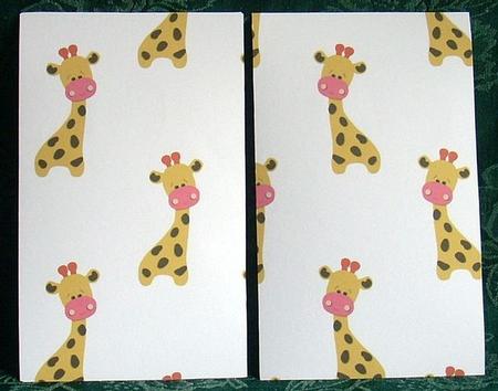 Baby Giraffe Backing Paper 3 by Joyce Watson