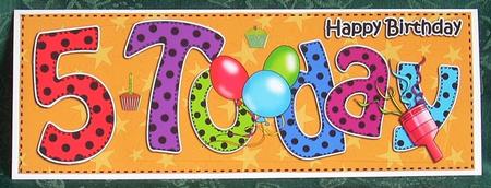 Large Dl 5th Birthday Celebrations Card & 3D Decoupage by Joyce Watson