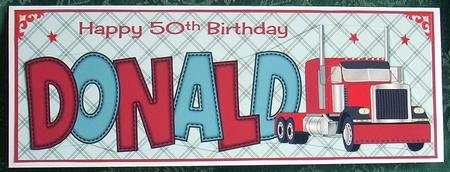 Truck Donald 50th Large Dl by Joyce Watson