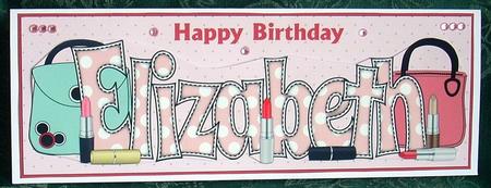 Handbags & Lipsticks Elizabeth Large Dl by Joyce Watson