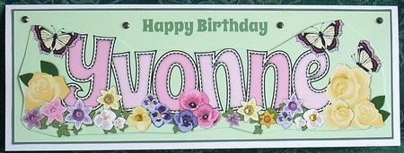 Flower Blossom Yvonne Large Dl by Joyce Watson