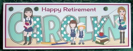 School Girls Carolyn Retirement Large Dl by Joyce Watson