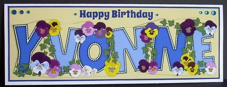 Bright Flowers Yvonne Large Dl by Joyce Watson