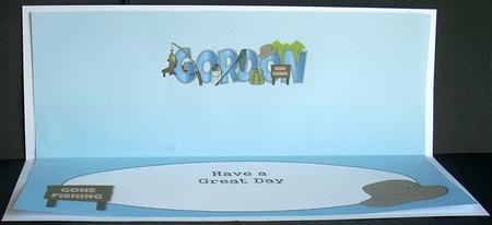 Fishing Gordon Large Dl Insert by Joyce Watson
