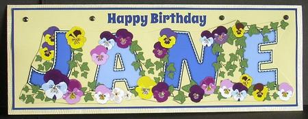 Bright Flowers Jane Large Dl by Joyce Watson