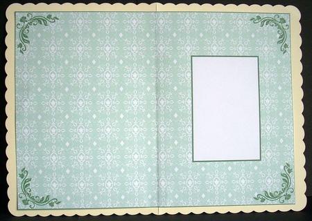 Patterned Insert Soft Green 2 by Joyce Watson