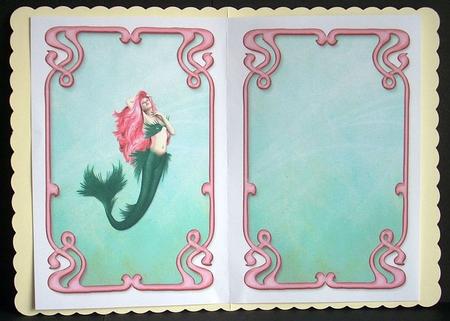 Art Nouveau Mermaid #2 Insert by Joyce Watson