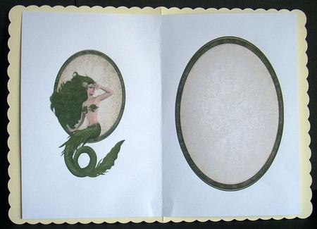 Art Nouveau Mermaid A5 Insert by Joyce Watson