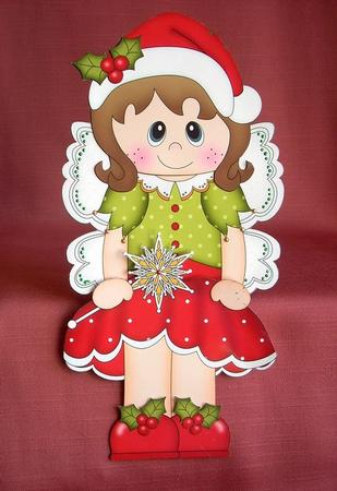 3D on the Shelf Card Kit - Little Christmas Fairy by Joyce Watson