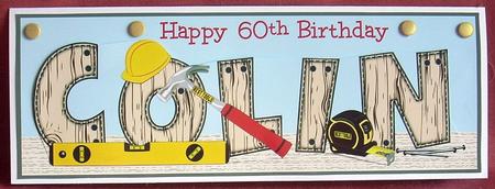 Joiner's Tools Colin 60th Large Dl by Joyce Watson