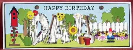 Gardening Dad Large Dl 2 by Joyce Watson