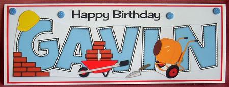 Bricklayer Gavin Large Dl by Joyce Watson
