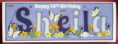 Flower Blossom Sheila 70th Large Dl by Joyce Watson