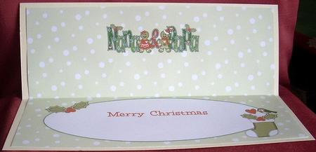 Gingerbread Couple Nana & Papa Large Dl 2 Insert by Joyce Watson