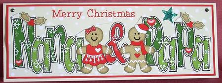 Gingerbread Couple Nana & Papa Large Dl 2 by Joyce Watson