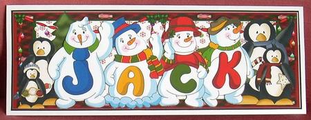 Snowmen Names Large Dl - Jack by Joyce Watson