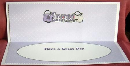 Handbags, Shoes & Lipsticks Emma Large Dl Insert by Joyce Watson