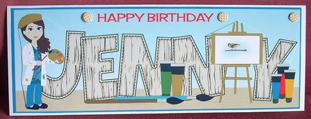 Artist Jenny Large Dl by Joyce Watson