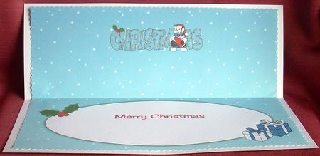 Scottish Snowman Piper Christmas Large Dl Insert by Joyce Watson