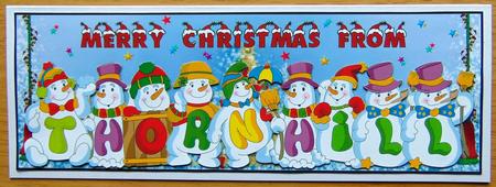 Snowmen Place Names - Thornhill by Joyce Watson