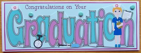 Cute Nurse Graduation Large Dl by Joyce Watson