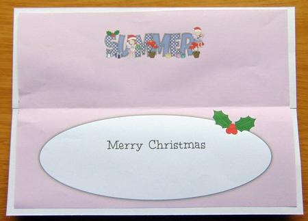 Christmas Fairies Summer Large Dl Insert by Joyce Watson
