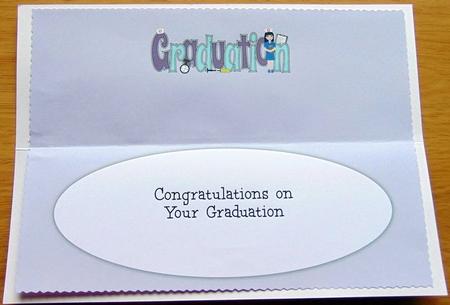 Cute Nurse Graduation Large Dl 2 Insert by Joyce Watson
