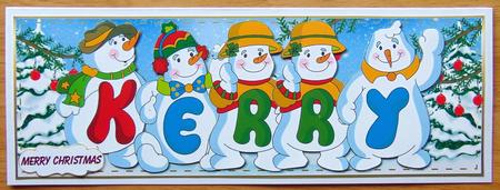 Snowmen Names Large Dl - Kerry by Joyce Watson
