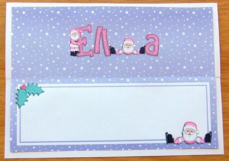 Xmas Ella Matching Large Dl Insert by Joyce Watson