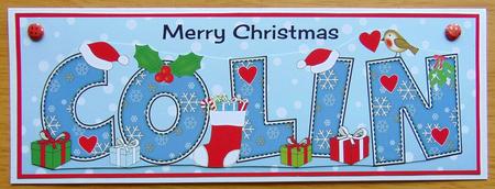 Christmas Names Colin Large Dl by Joyce Watson