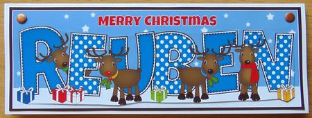 Rudolf and Friends Reuben Large Dl by Joyce Watson