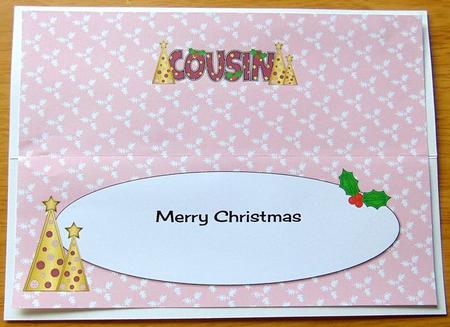 Buttons Christmas Trees Cousin Large Dl Insert by Joyce Watson