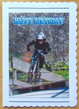 Mountain Bike 'jump' Pyramid by Joyce Watson