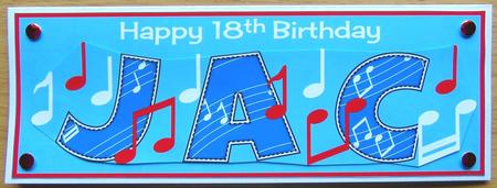 Music Notes Jac Large Dl by Joyce Watson