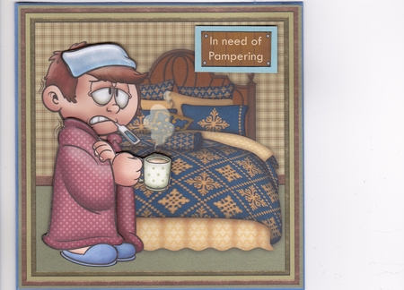 In Need of Pampering 8x8 Get Well Mini Kit by Susan Schmidt