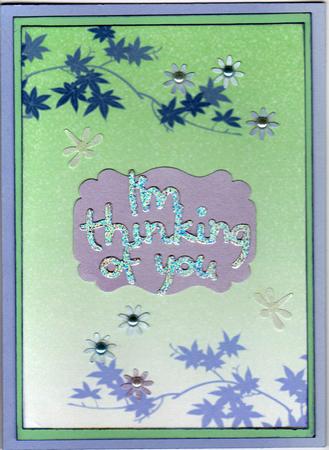 Oriental Style Backing Paper by Susan Schmidt
